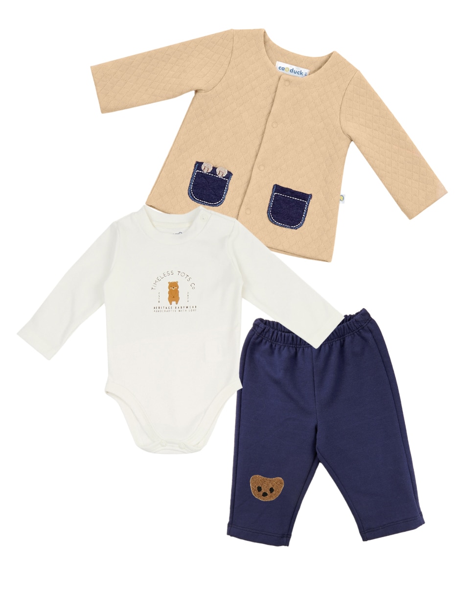 Conjunto de 3 piezas casual para ni–o Conjunto de 3 piezas casual para ni–o