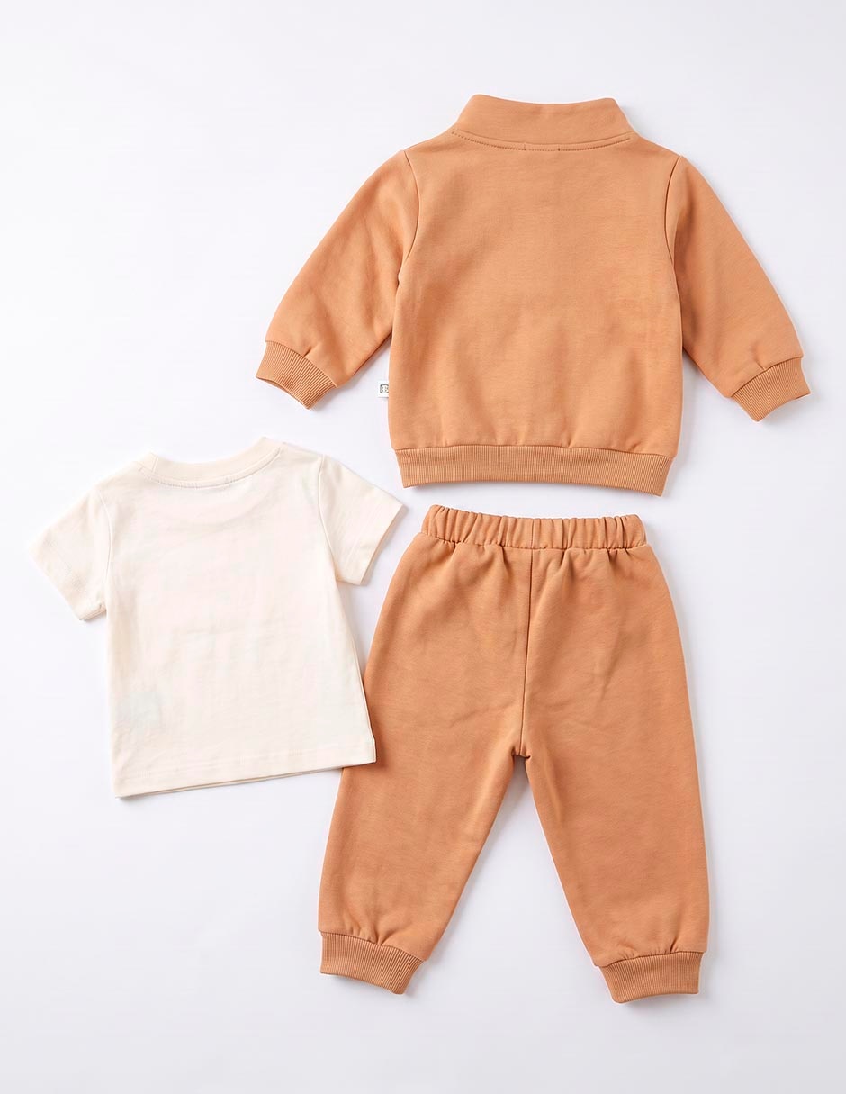 Conjunto casual de algodón para niño 4