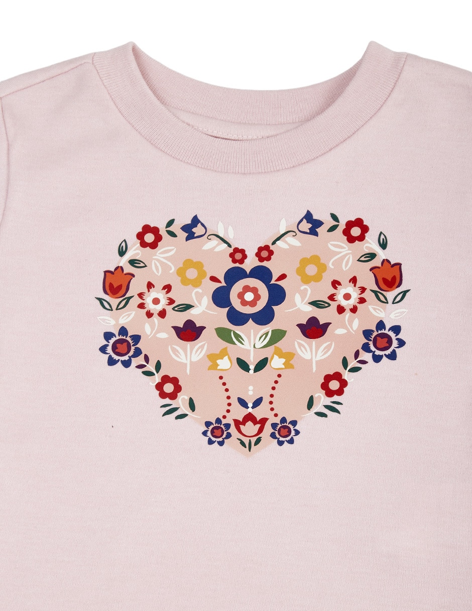 Conjunto de algodón para bebé niña 3 piezas 4