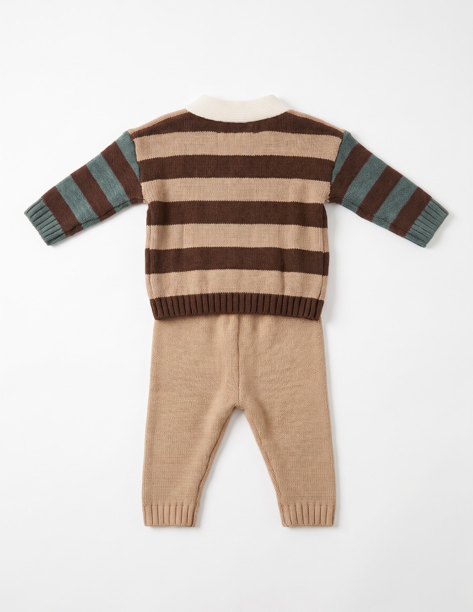 Conjunto casual de algodón para bebé niño 2