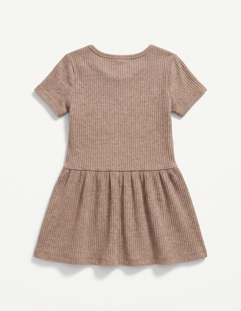 Vestido manga regular para bebé niña 2
