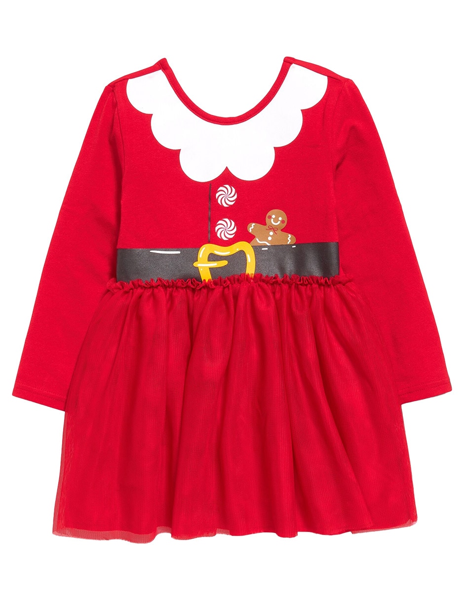 Vestido manga larga para bebé niña Vestido manga larga para bebé niña