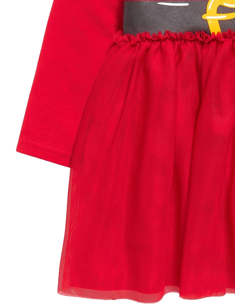 Vestido manga larga para bebé niña 3