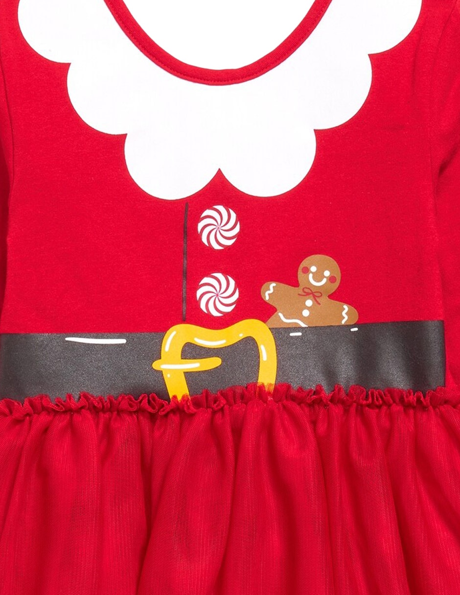 Vestido manga larga para bebé niña 2