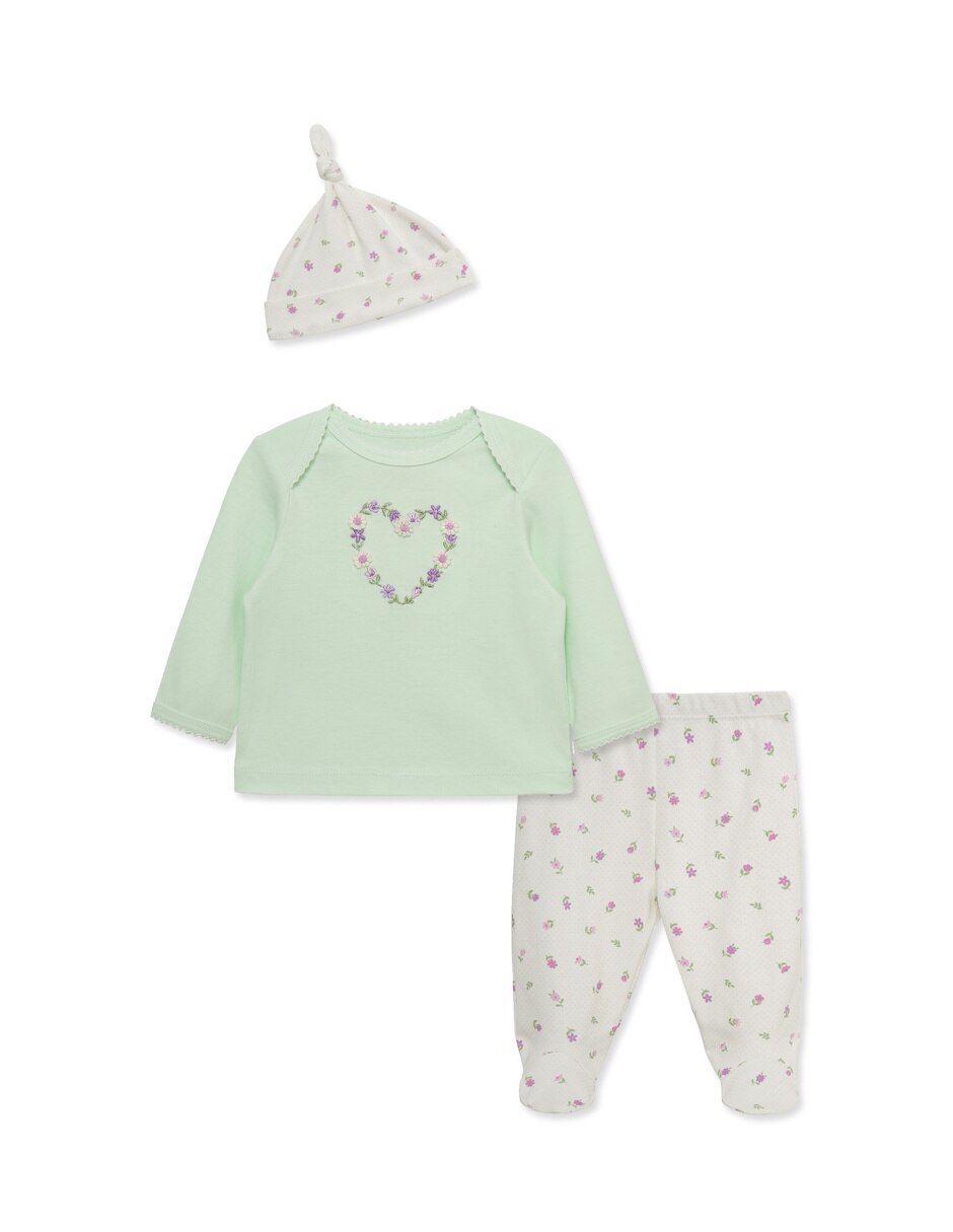 Conjunto de algodón para bebé niña
