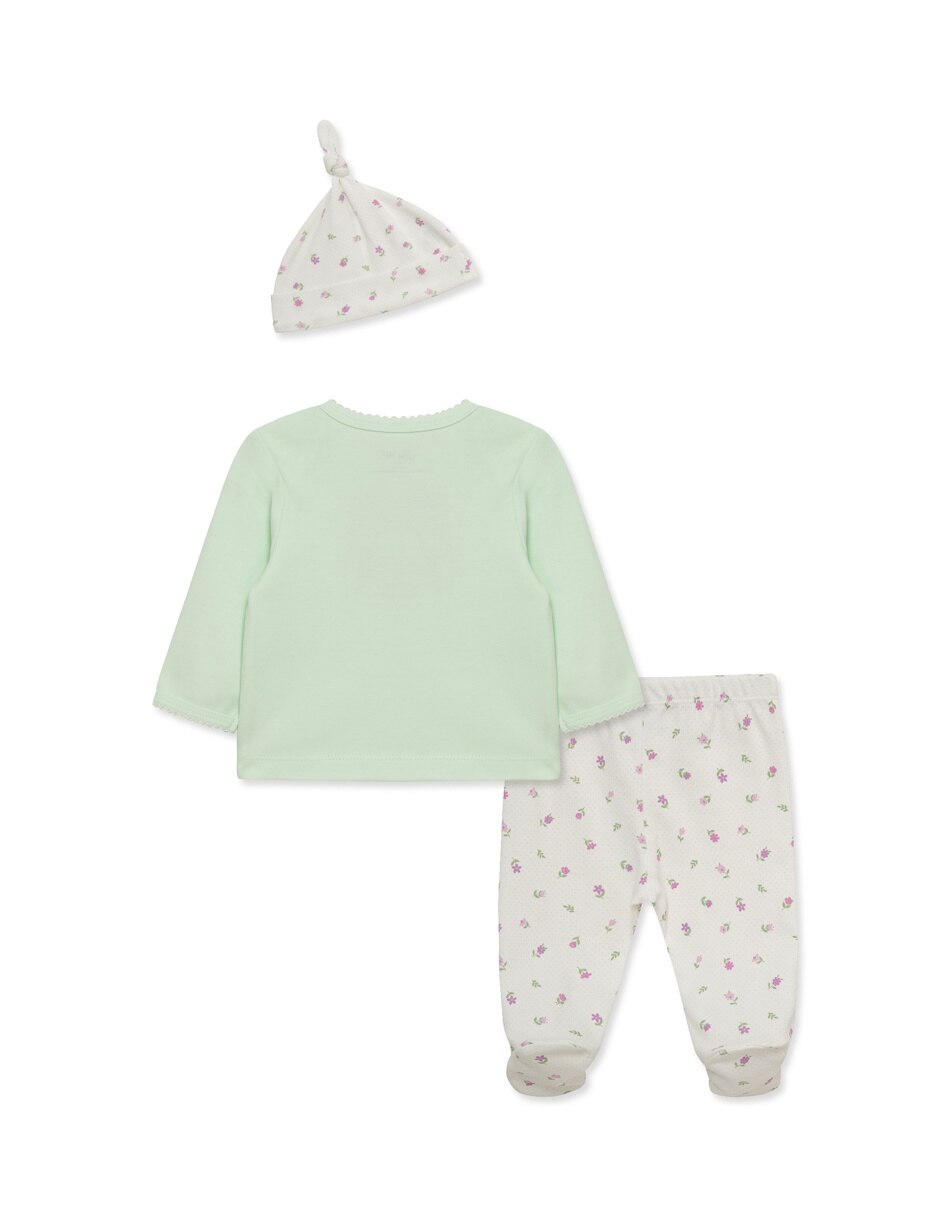 Conjunto de algodón para bebé niña 3