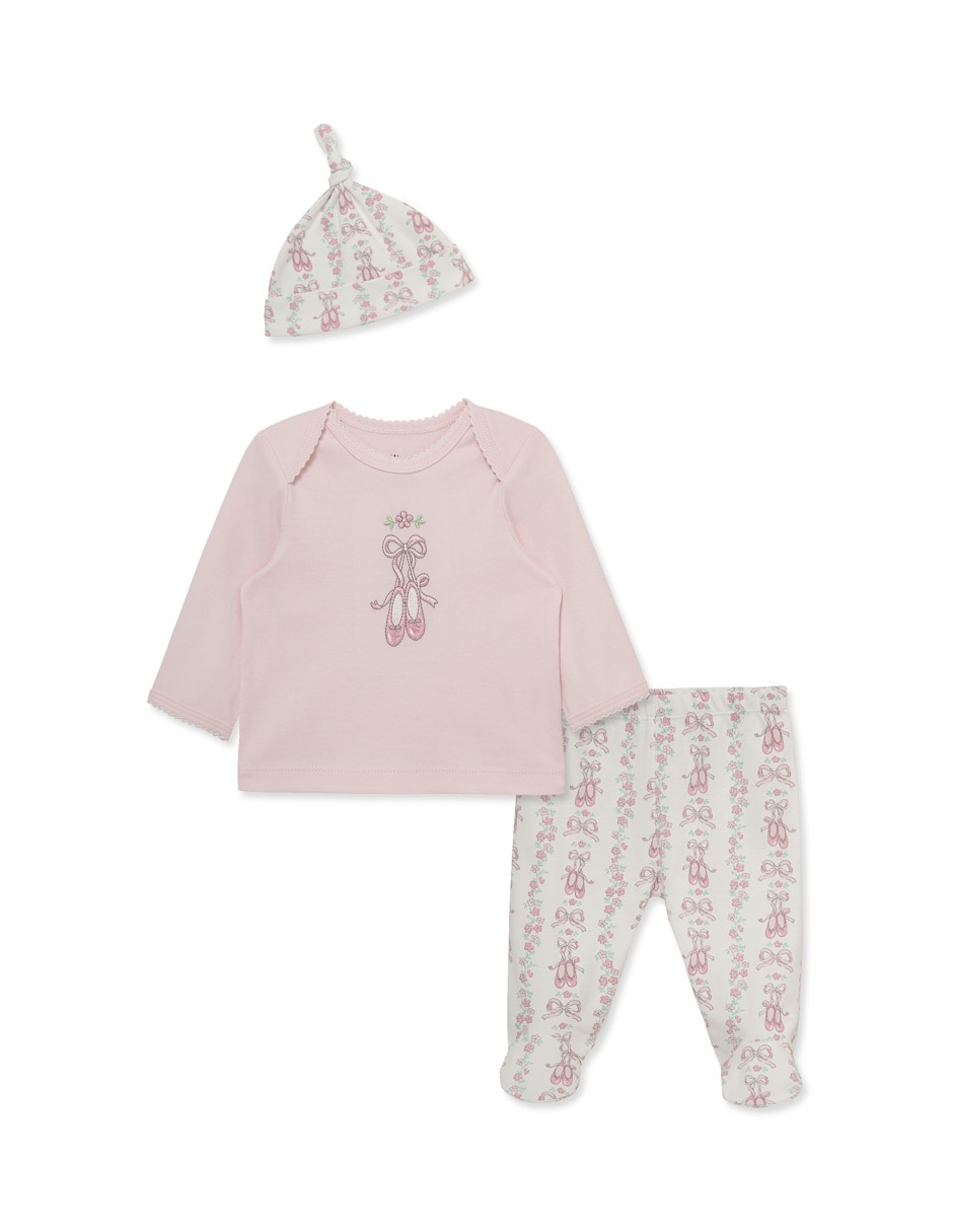 Conjunto de algodón para bebé niña Conjunto de algodón para bebé niña