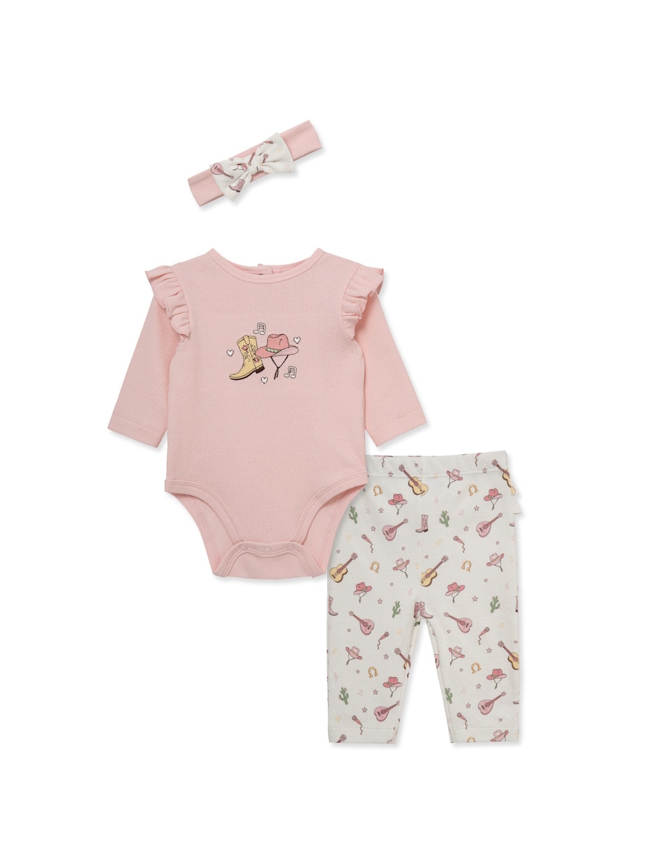 Conjunto de algodón para bebé niña Conjunto de algodón para bebé niña