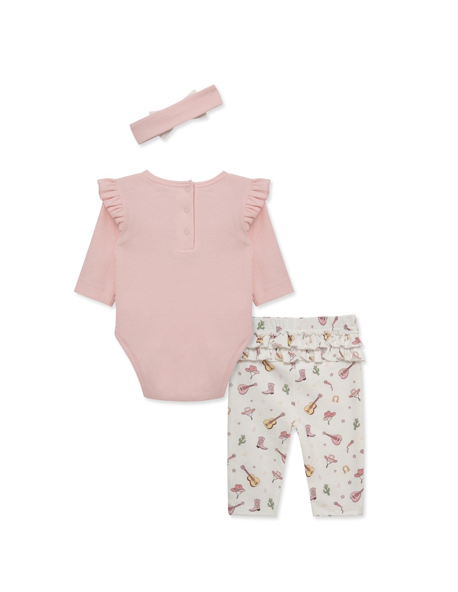 Conjunto de algodón para bebé niña 4