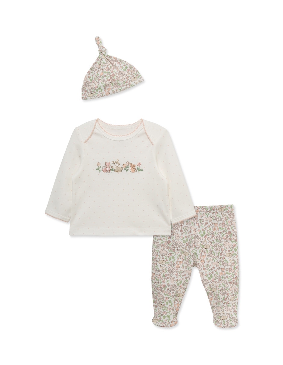 Conjunto de algodón para bebé niña