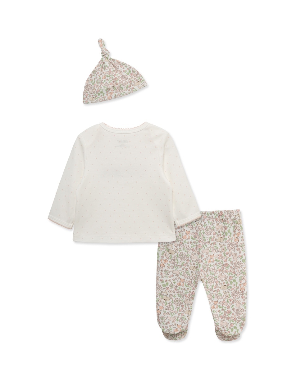 Conjunto de algodón para bebé niña 2