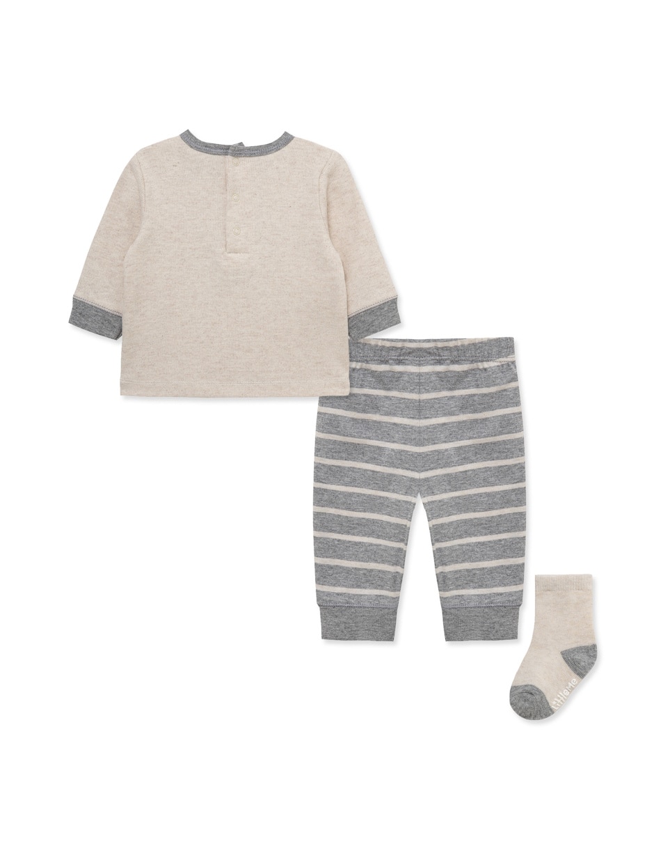 Conjunto casual de algodón para bebé niño 3