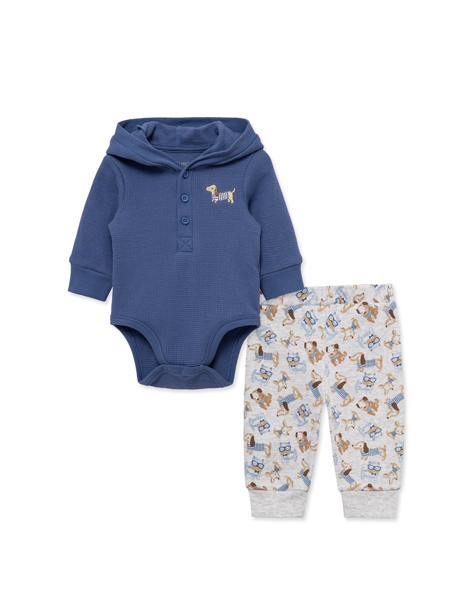 Conjunto casual de algodón para bebé niño Conjunto casual de algodón para bebé niño