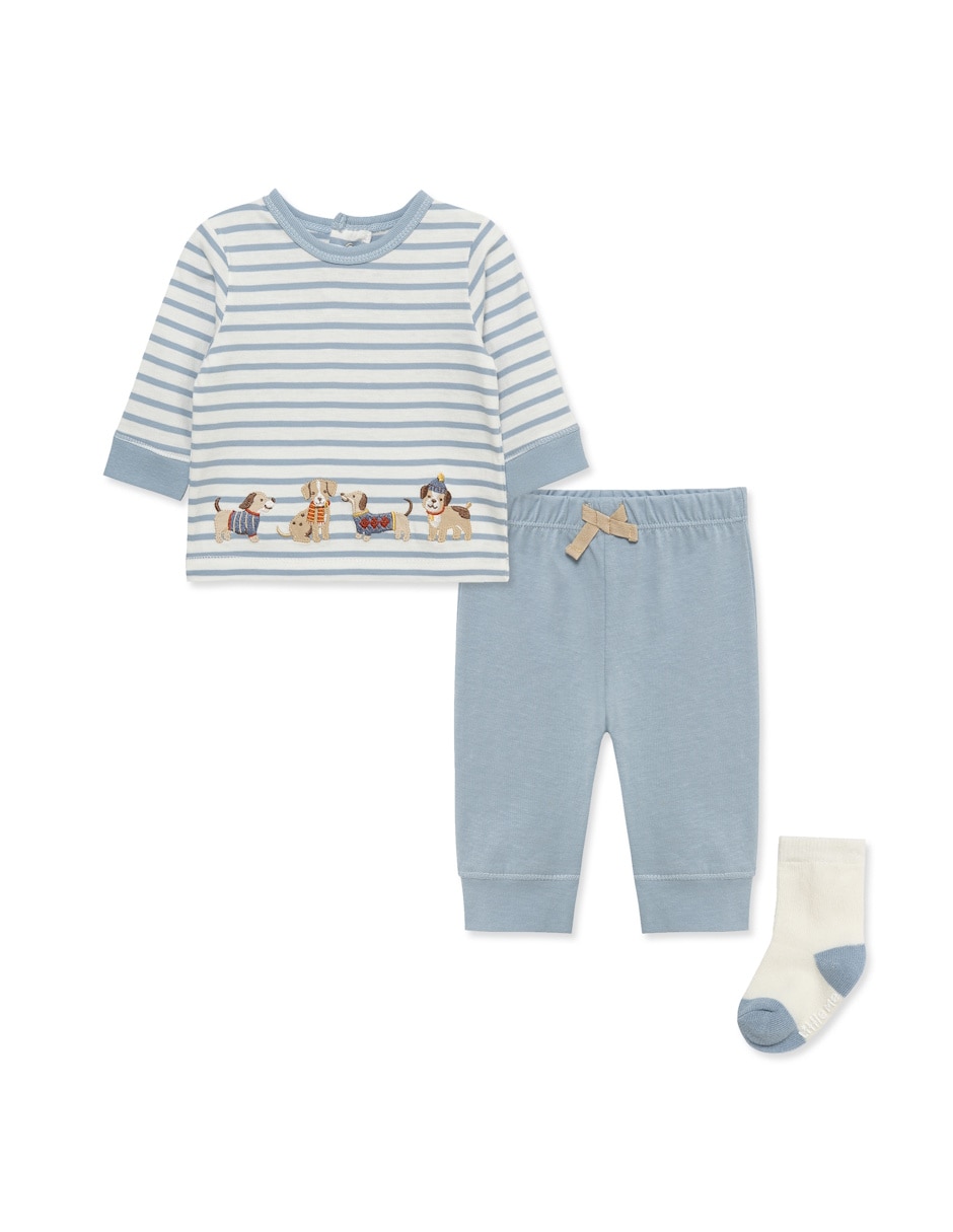 Conjunto casual de algodón para bebé niño Conjunto casual de algodón para bebé niño