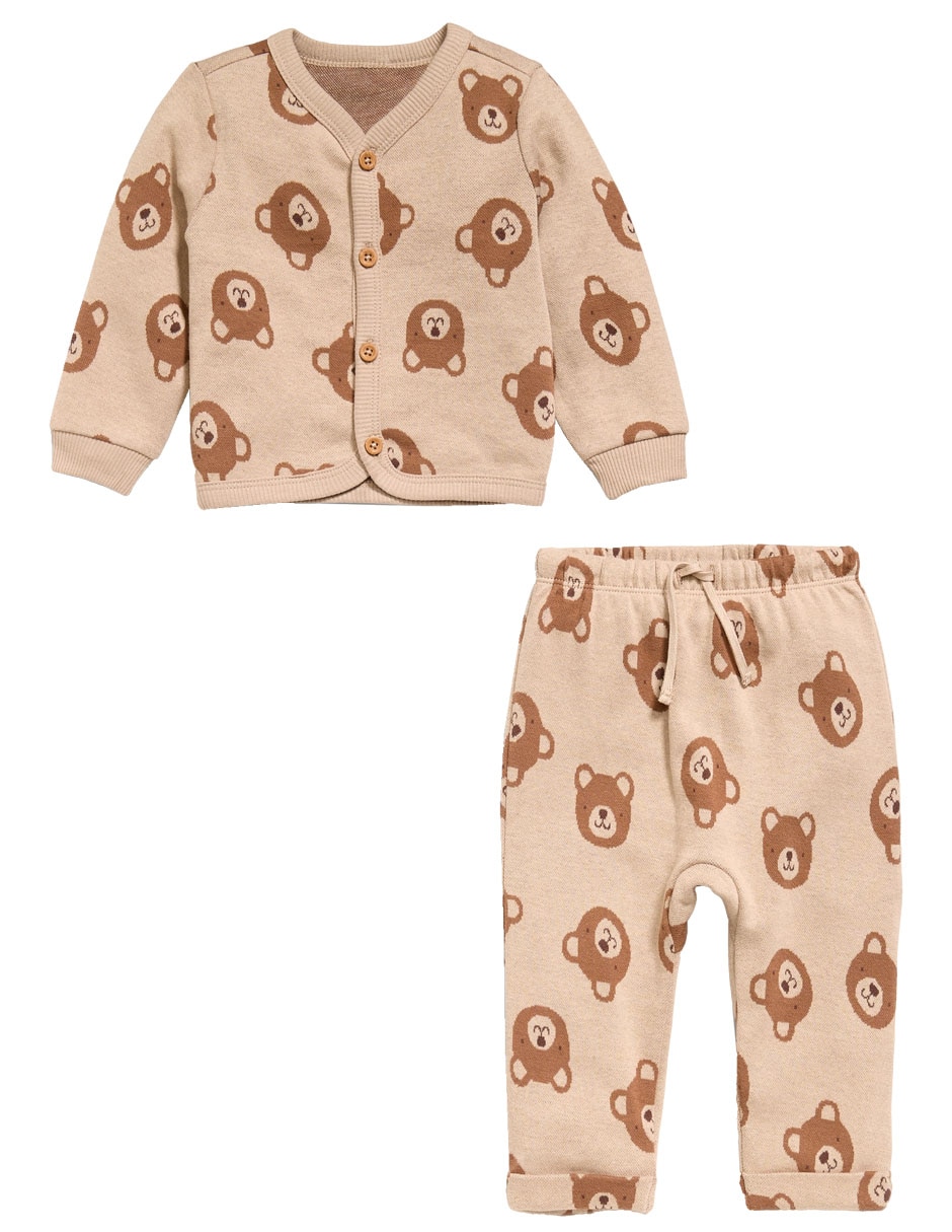 Conjunto casual de algodón para bebé niña Conjunto casual de algodón para bebé niña