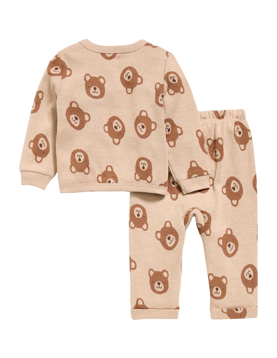 Conjunto casual de algodón para bebé niña 2