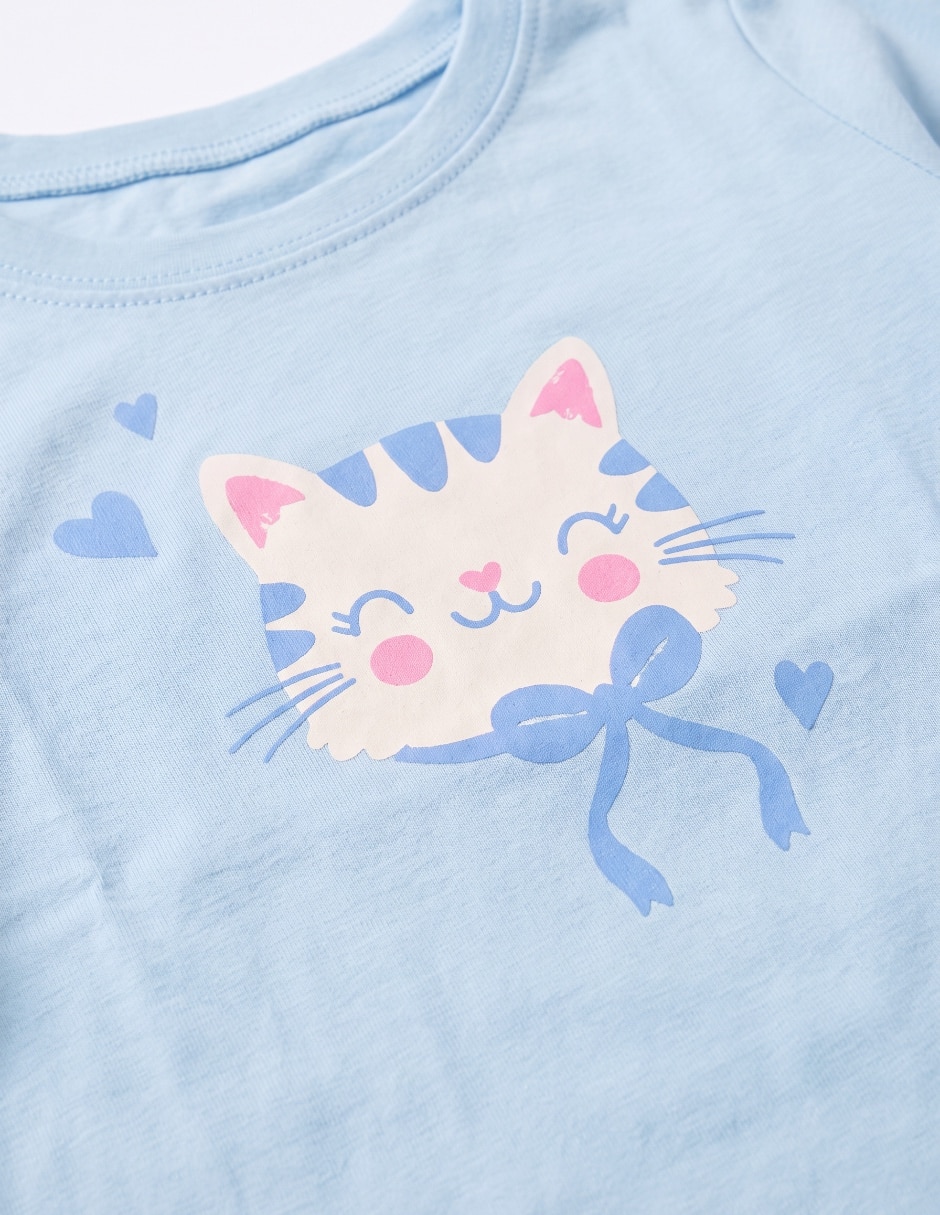Playera de algodón para bebé niña 5