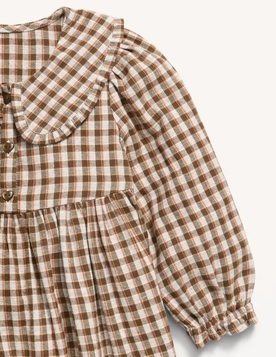 Vestido manga larga para bebé niña 2
