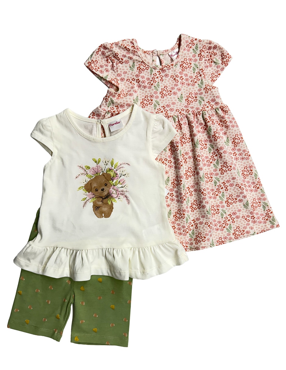 Conjunto de algodón para Bebé niña Conjunto de algodón para Bebé niña
