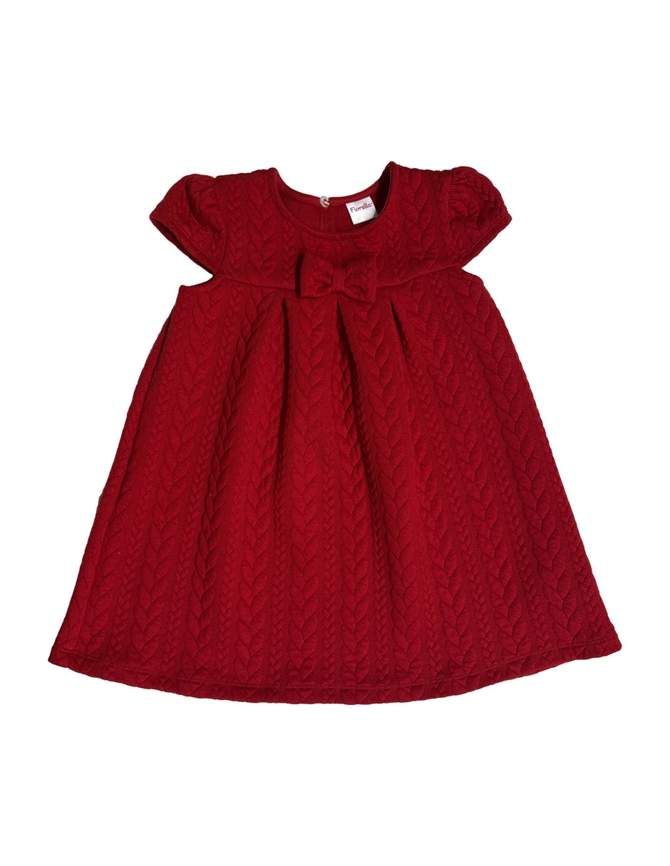 Vestido manga cap para bebé niña Vestido manga cap para bebé niña