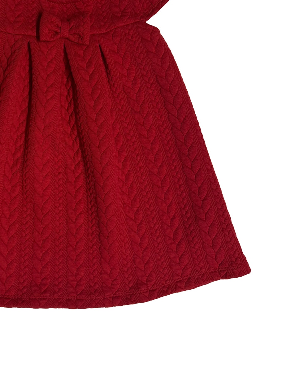 Vestido manga cap para bebé niña 4