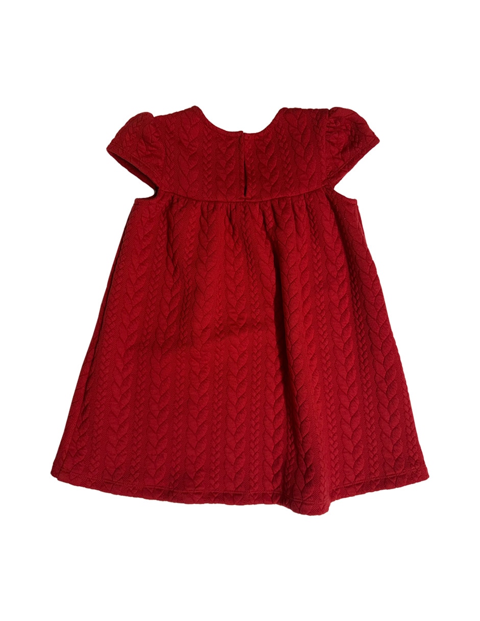 Vestido manga cap para bebé niña 3