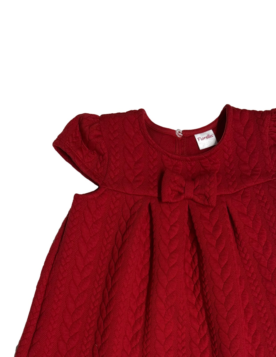 Vestido manga cap para bebé niña 2