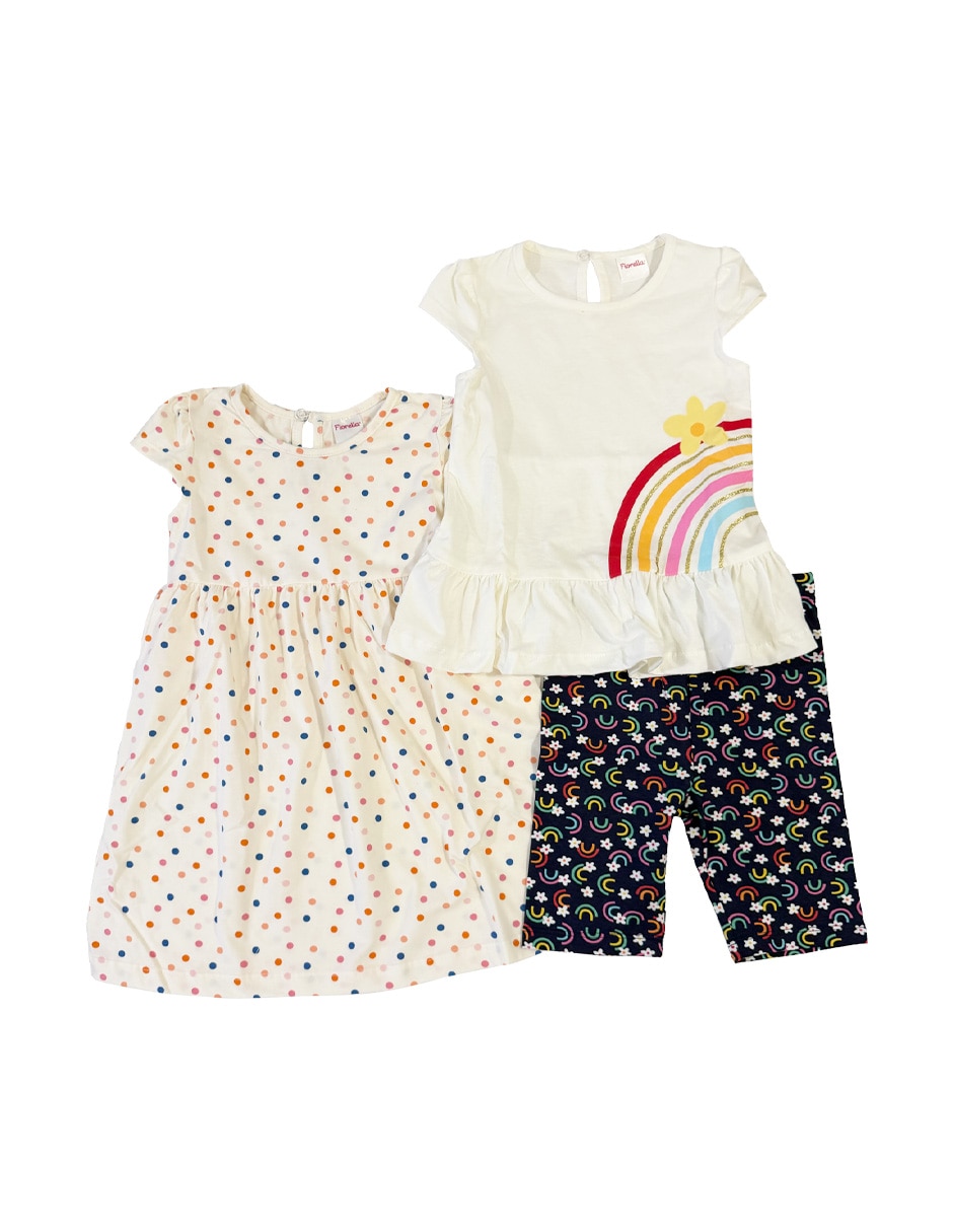 Conjunto de algodón para bebé niña Conjunto de algodón para bebé niña