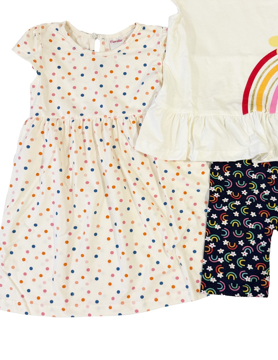 Conjunto de algodón para bebé niña 2