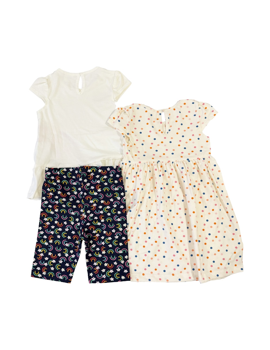 Conjunto de algodón para bebé niña 5
