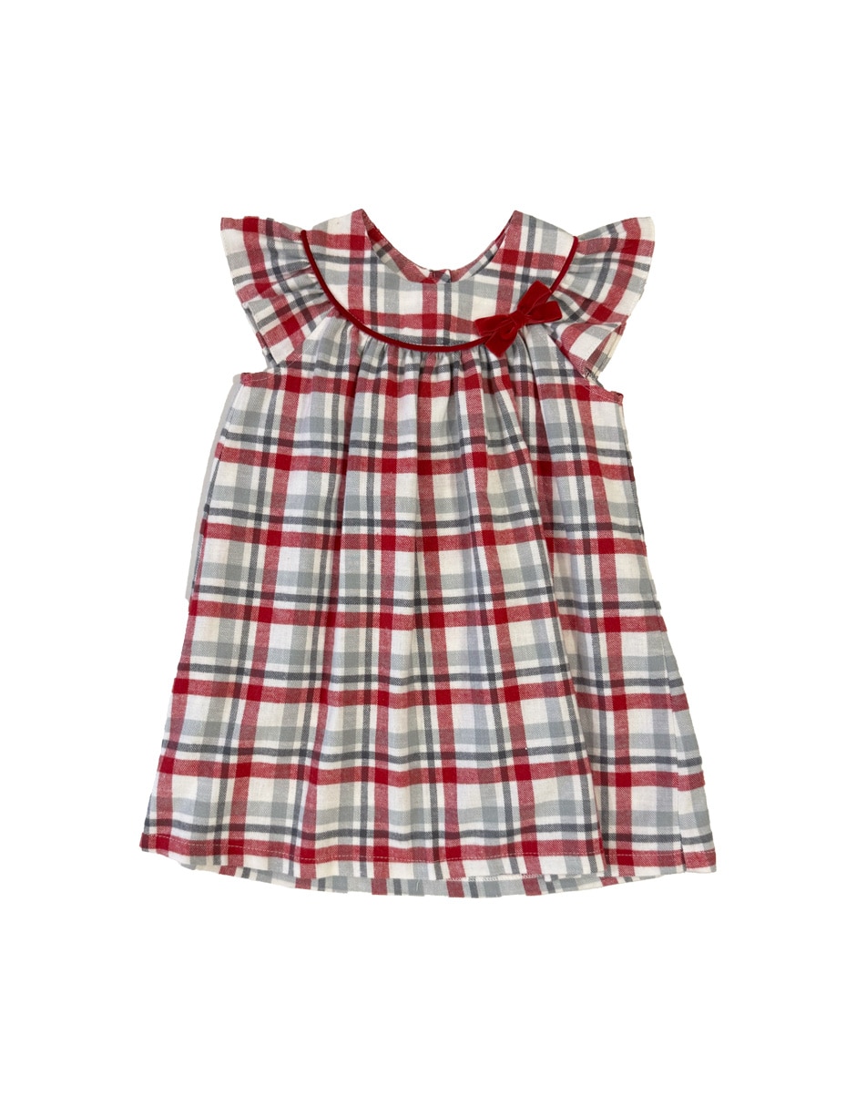 Vestido manga corta para bebé niña 1