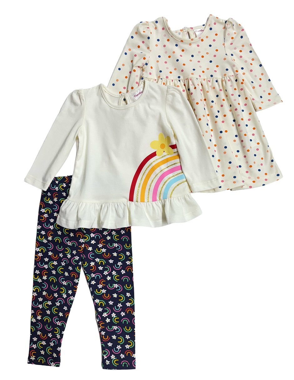 Conjunto de algodón para bebé niña Conjunto de algodón para bebé niña