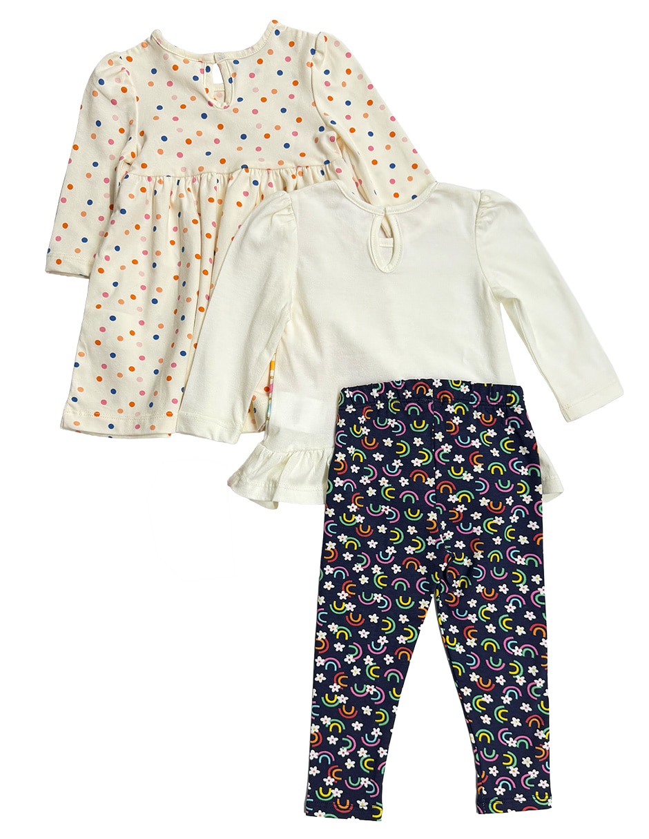 Conjunto de algodón para bebé niña 6