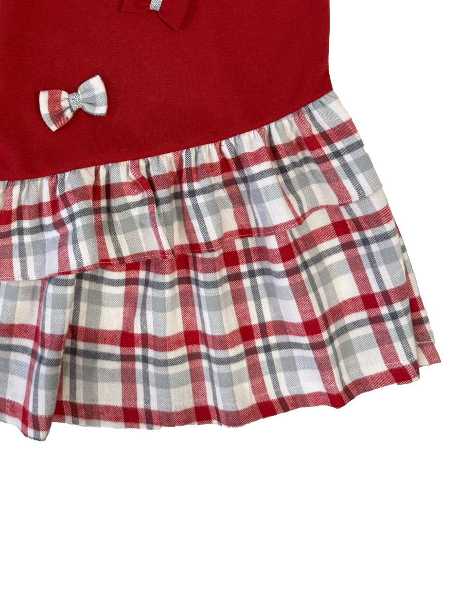Vestido manga cap para bebé niña 2