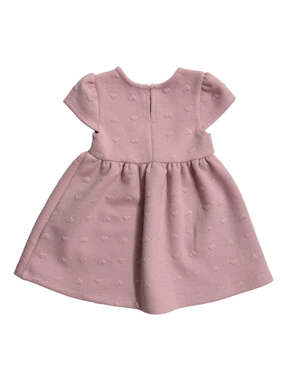 Vestido manga cap para bebé niña 4