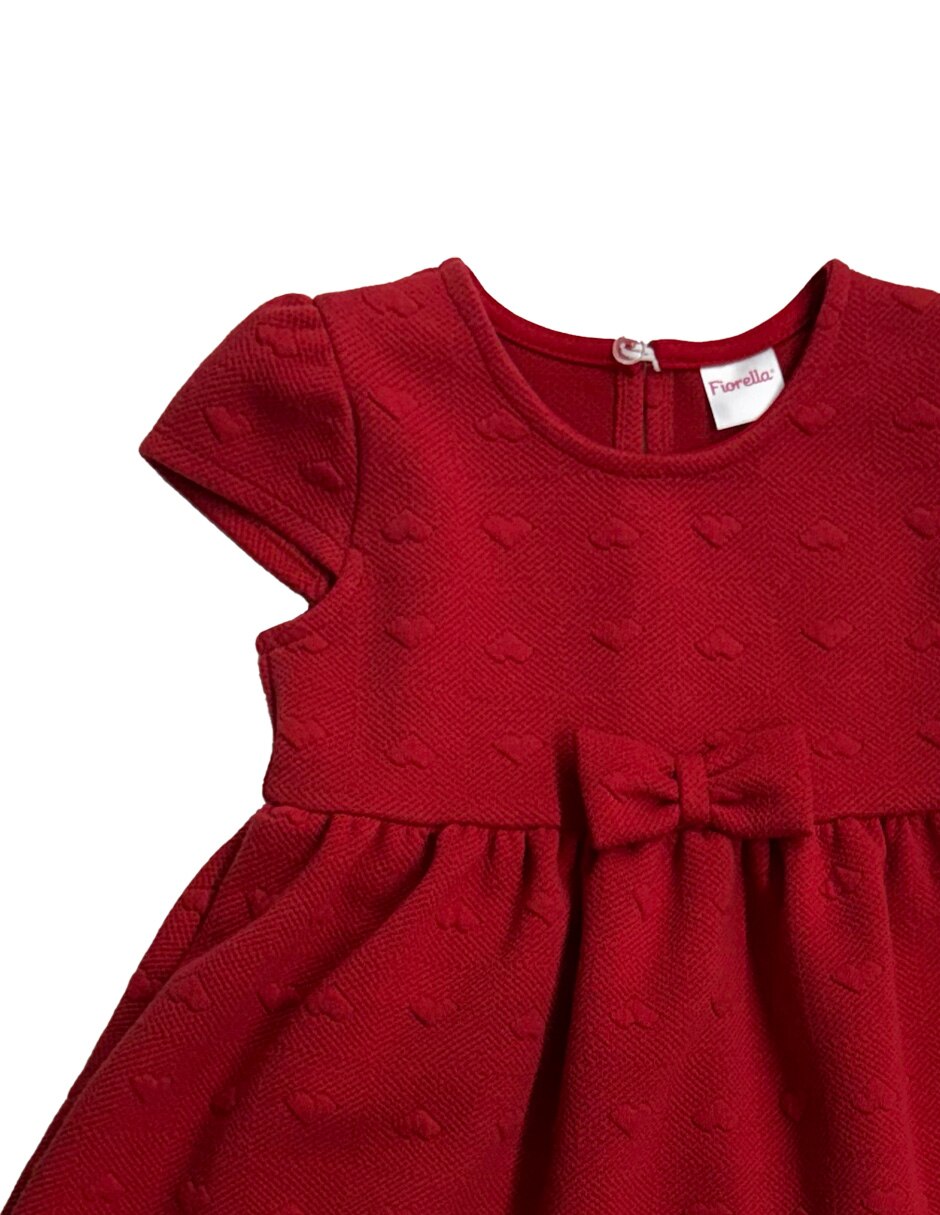 Vestido manga cap para bebé niña 2