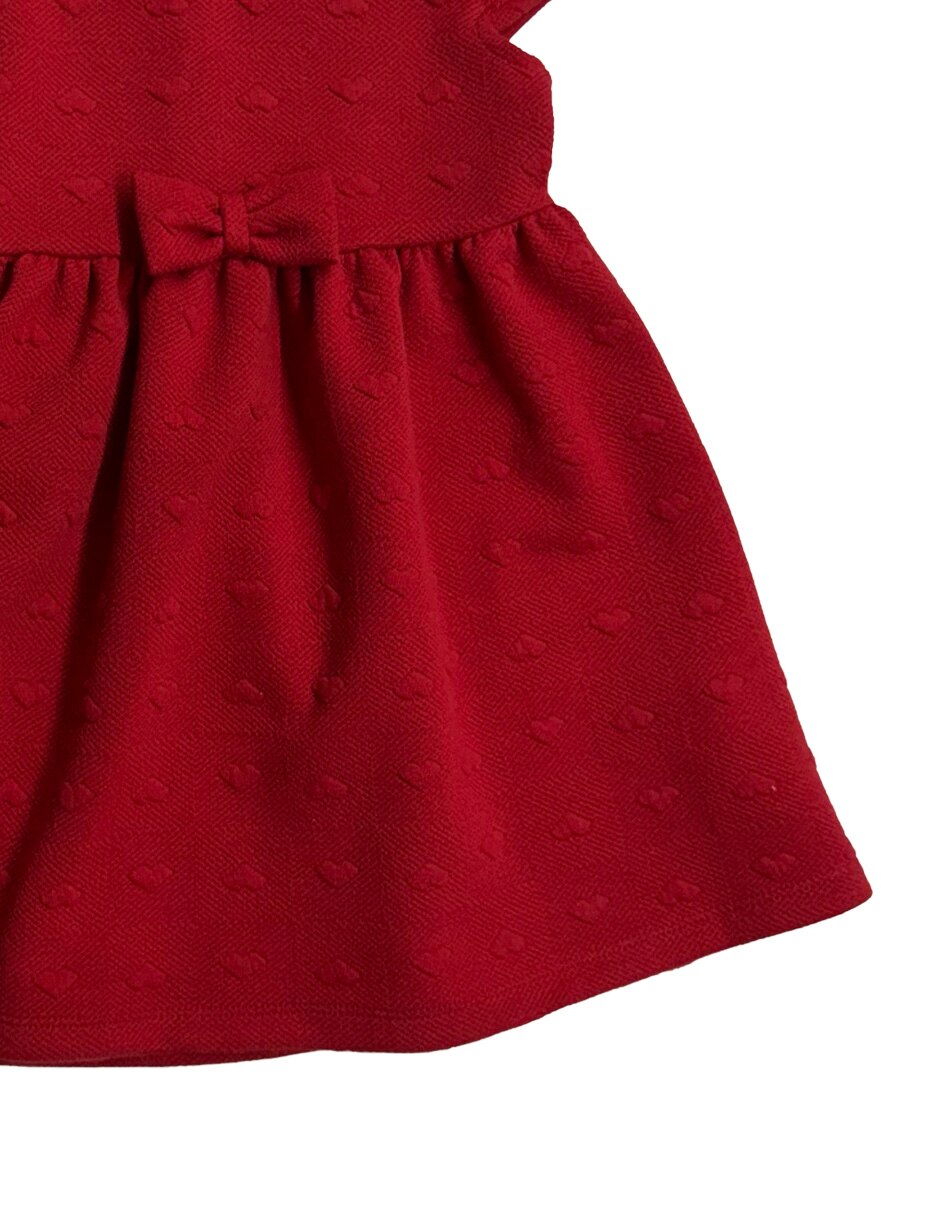 Vestido manga cap para bebé niña 3