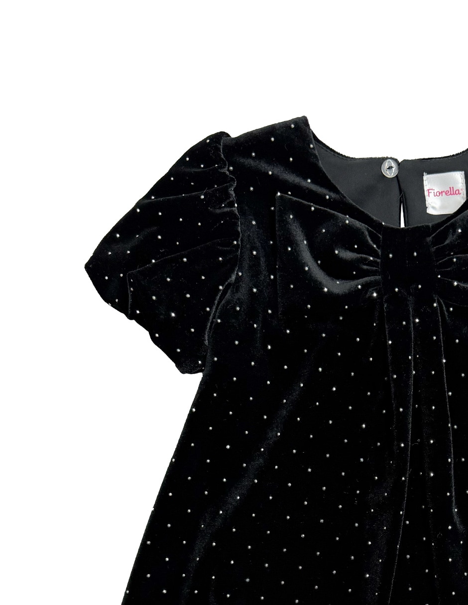 Vestido manga globo para bebé niña 2