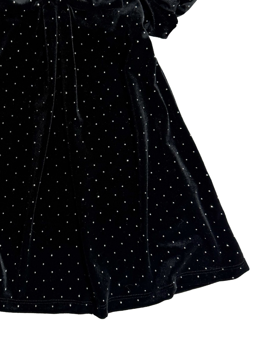 Vestido manga globo para bebé niña 3