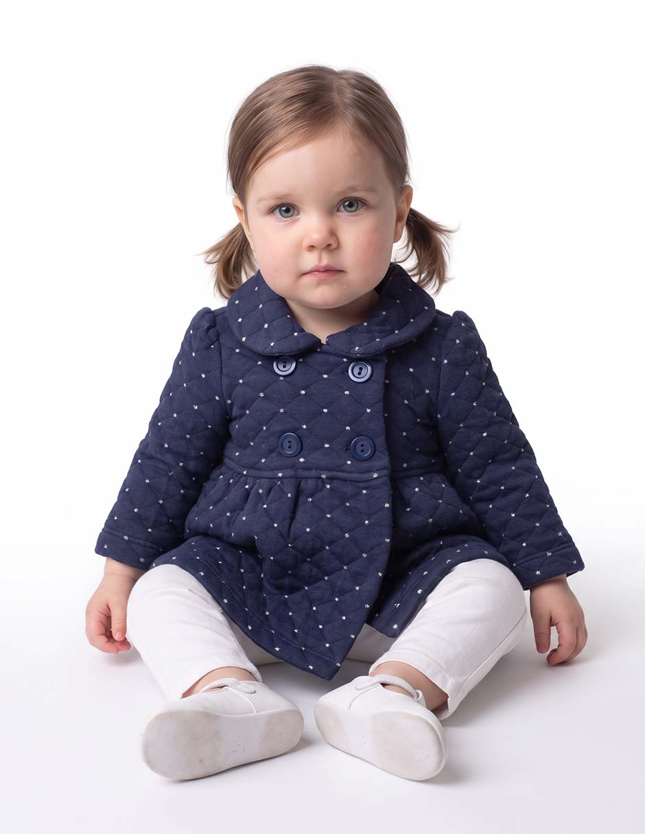 Abrigo para bebé niña Abrigo para bebé niña