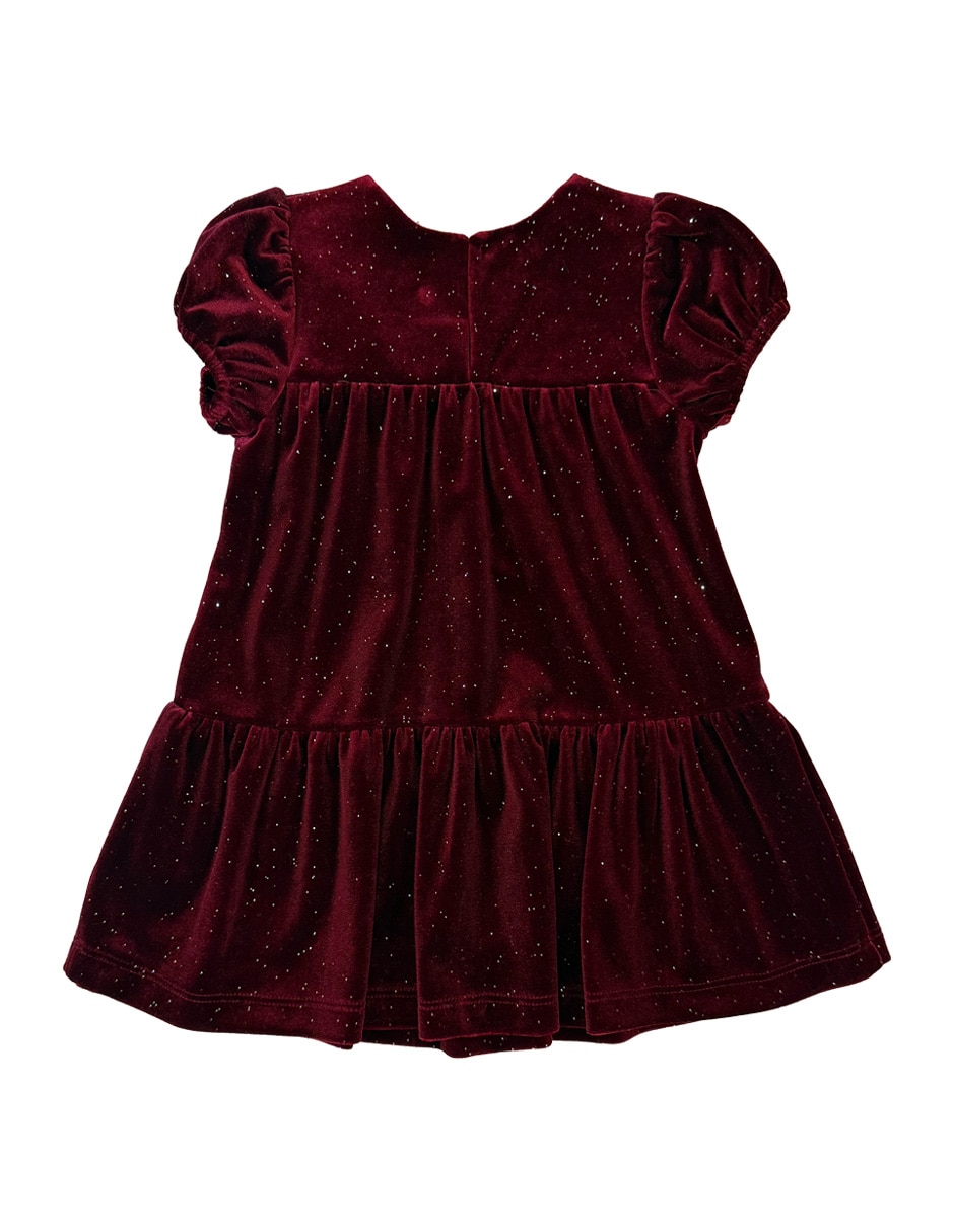 Vestido manga globo para bebé niña 2