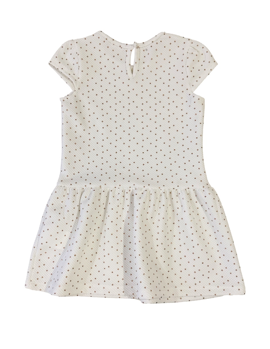 Vestido manga cap para bebé niña 3