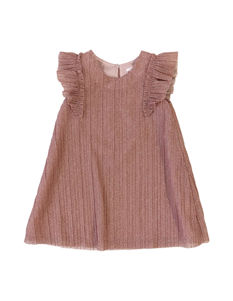 Vestido manga volantes para bebé niña Vestido manga volantes para bebé niña