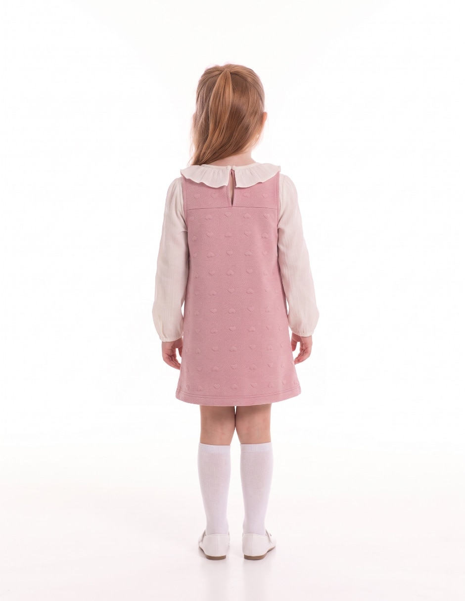 Conjunto jumper de Rayón para bebé niña 2