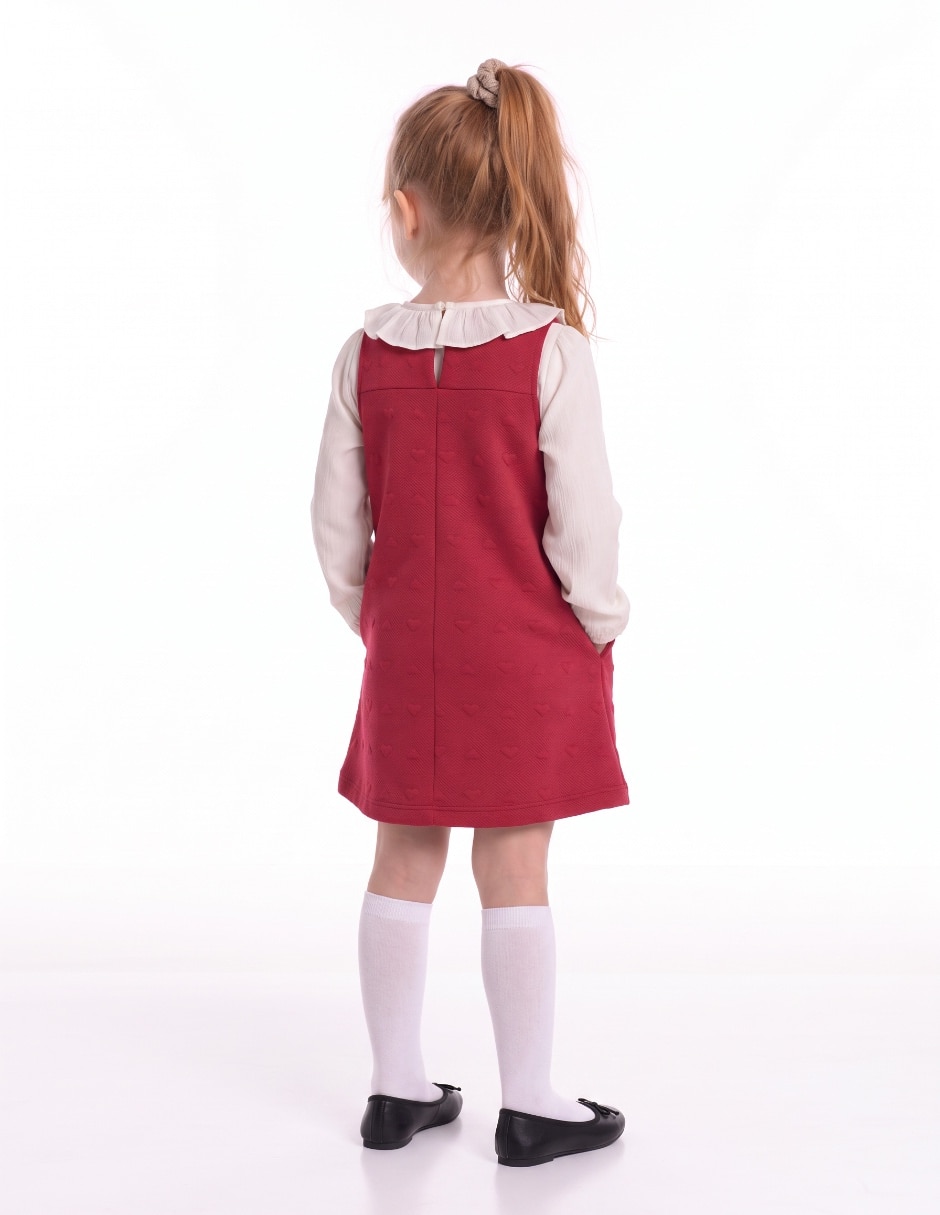 Conjunto jumper de Rayón para bebé niña 2