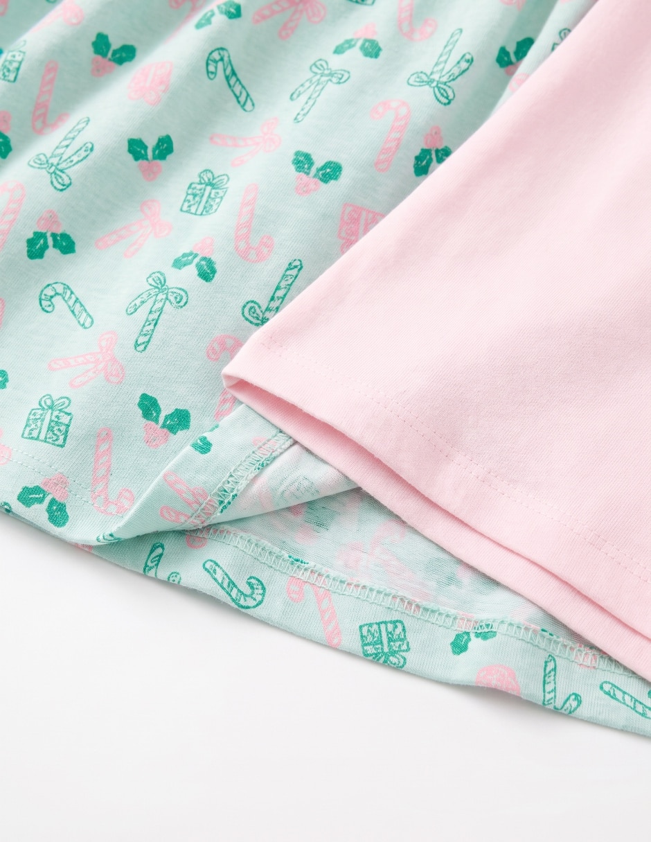Conjunto de 3 piezas de algodón para bebé niña 5