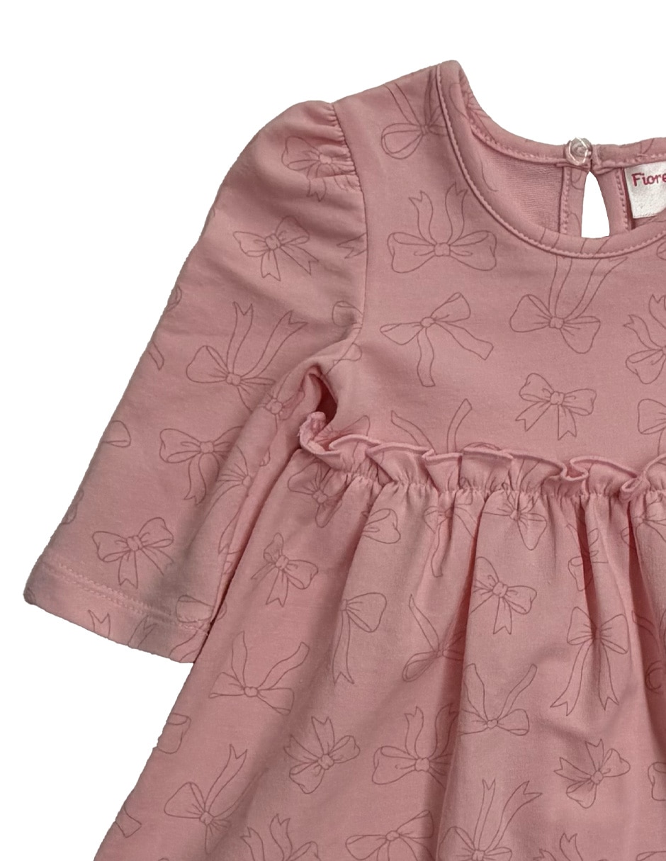 Vestido manga larga para bebé niña 2