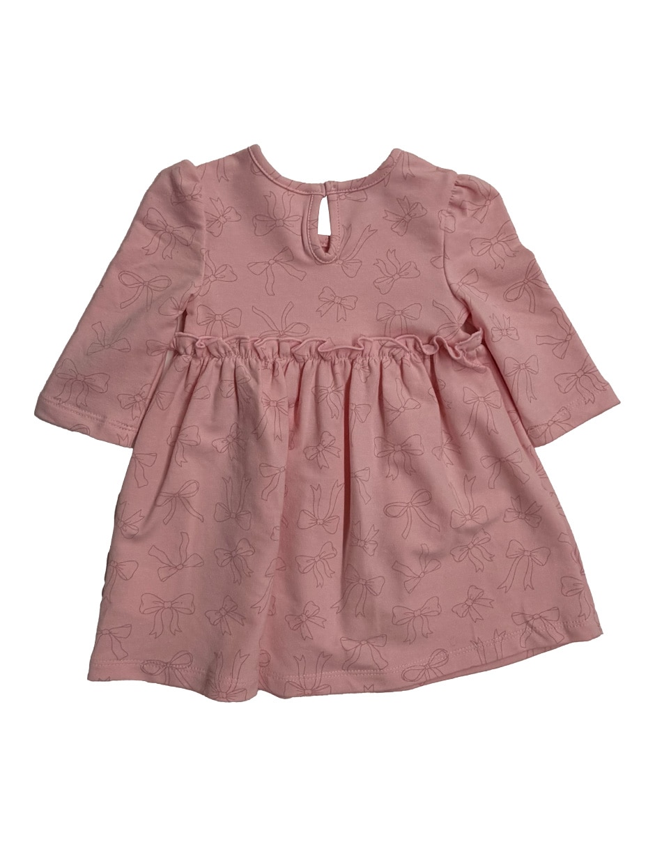 Vestido manga larga para bebé niña 3