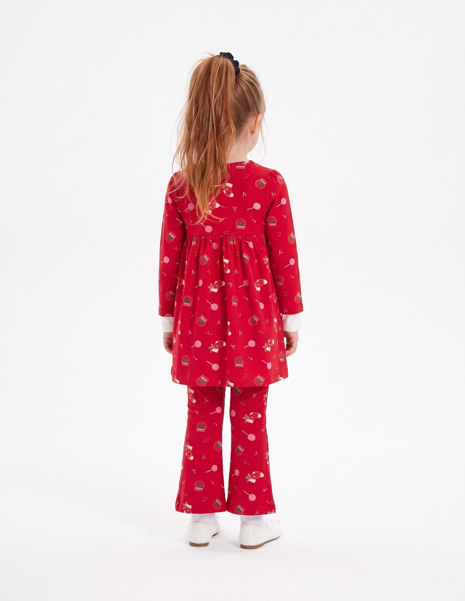 Conjunto de 3 piezas de algodón para bebé niña 2