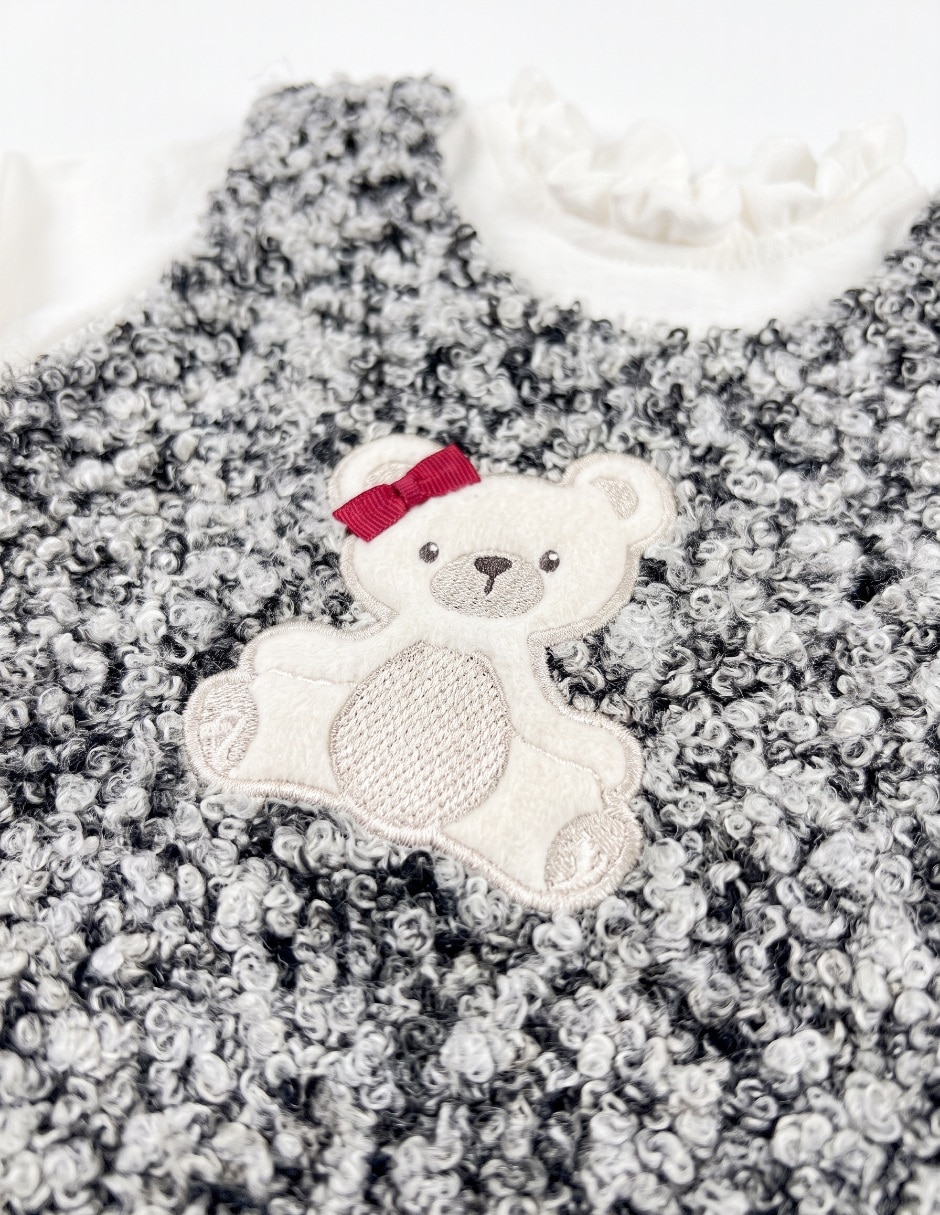 Conjunto jumper para bebé niña 5